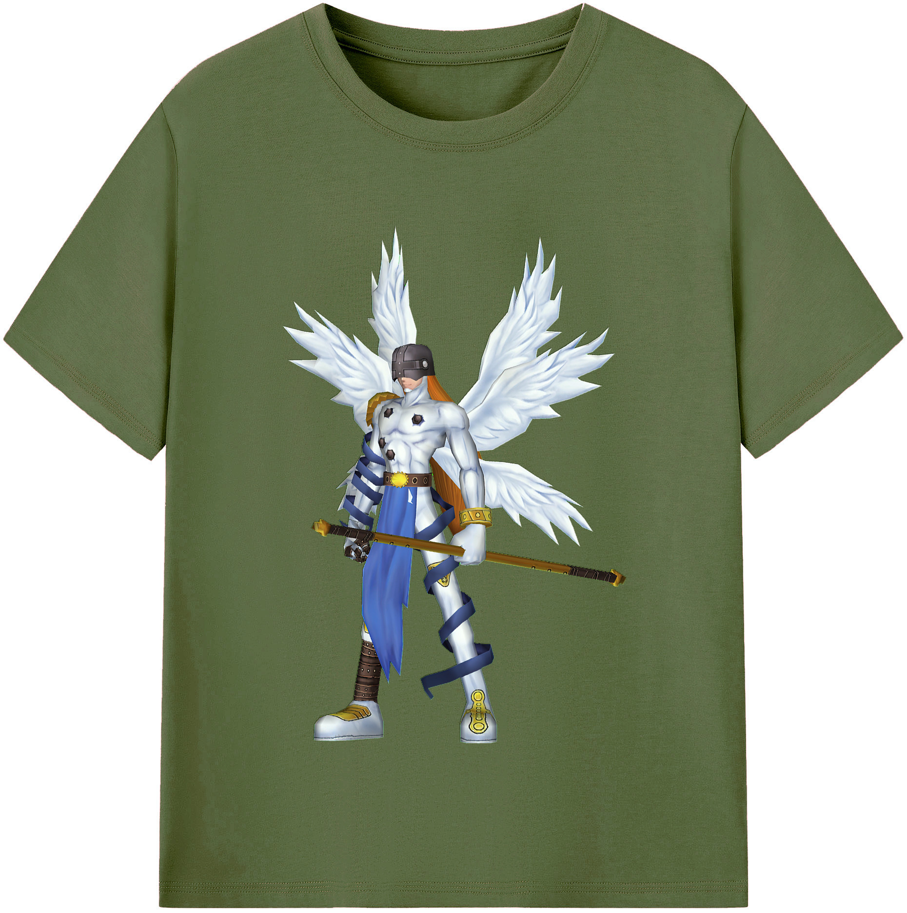 （画像用） Digimon デジタルモンスター/デジモン 綿100％半袖Tシャツ（フロントプリント）